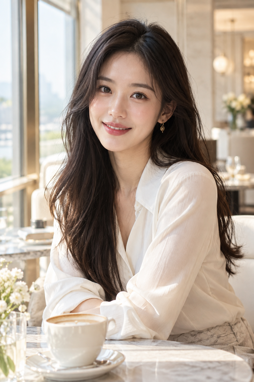 年轻中国成年女性的 AI 氛围人像
